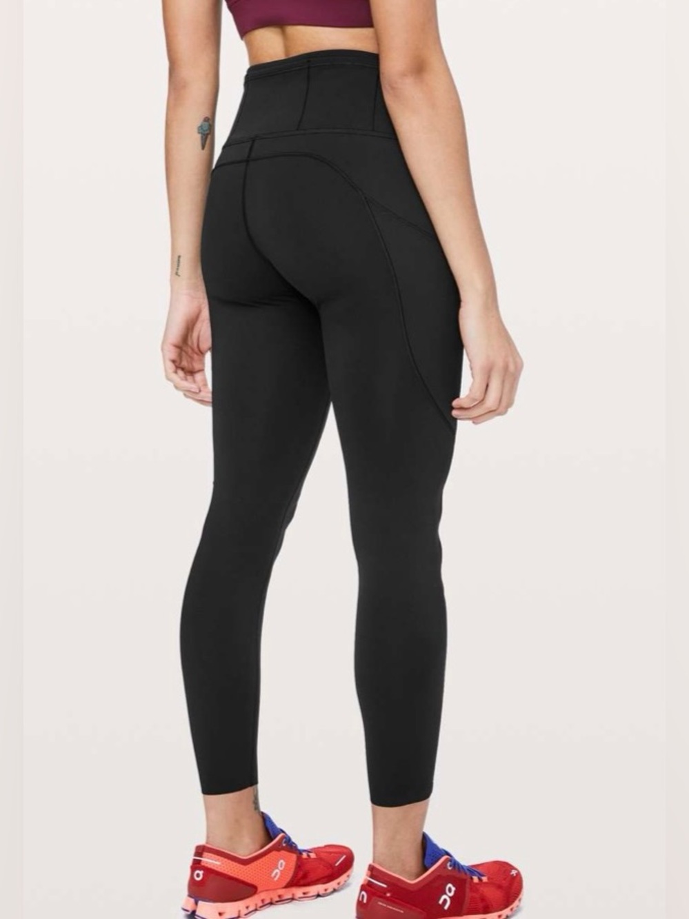 Lululemon athletica Leggings Fast&Free 7/8 Tight Non-Reflective Nulux 25" Black